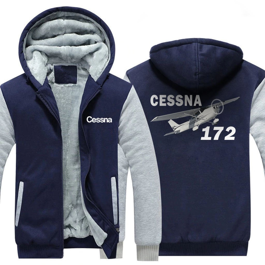 CESSNA 172 DESIGNED ZIPPER SWEATER THE AV8R