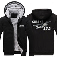 Thumbnail for CESSNA 172 DESIGNED ZIPPER SWEATER THE AV8R