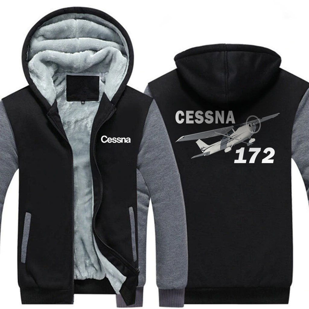 CESSNA 172 DESIGNED ZIPPER SWEATER THE AV8R