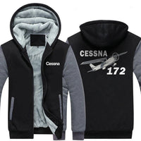 Thumbnail for CESSNA 172 DESIGNED ZIPPER SWEATER THE AV8R