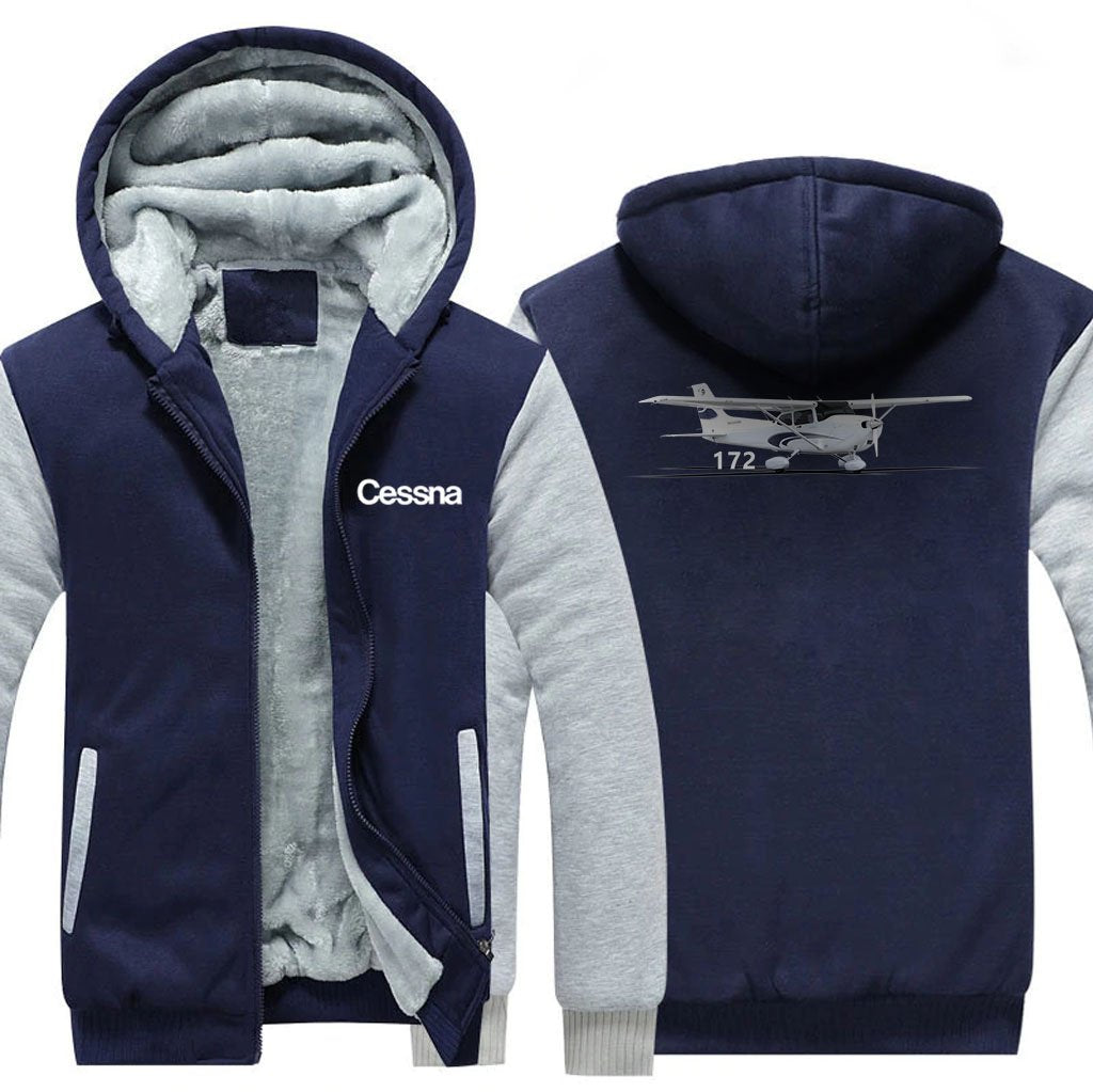 CESSNA 172 DESIGNED ZIPPER SWEATER THE AV8R