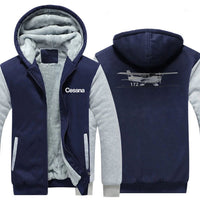 Thumbnail for CESSNA 172 DESIGNED ZIPPER SWEATER THE AV8R