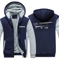 Thumbnail for CESSNA 172 DESIGNED ZIPPER SWEATER THE AV8R