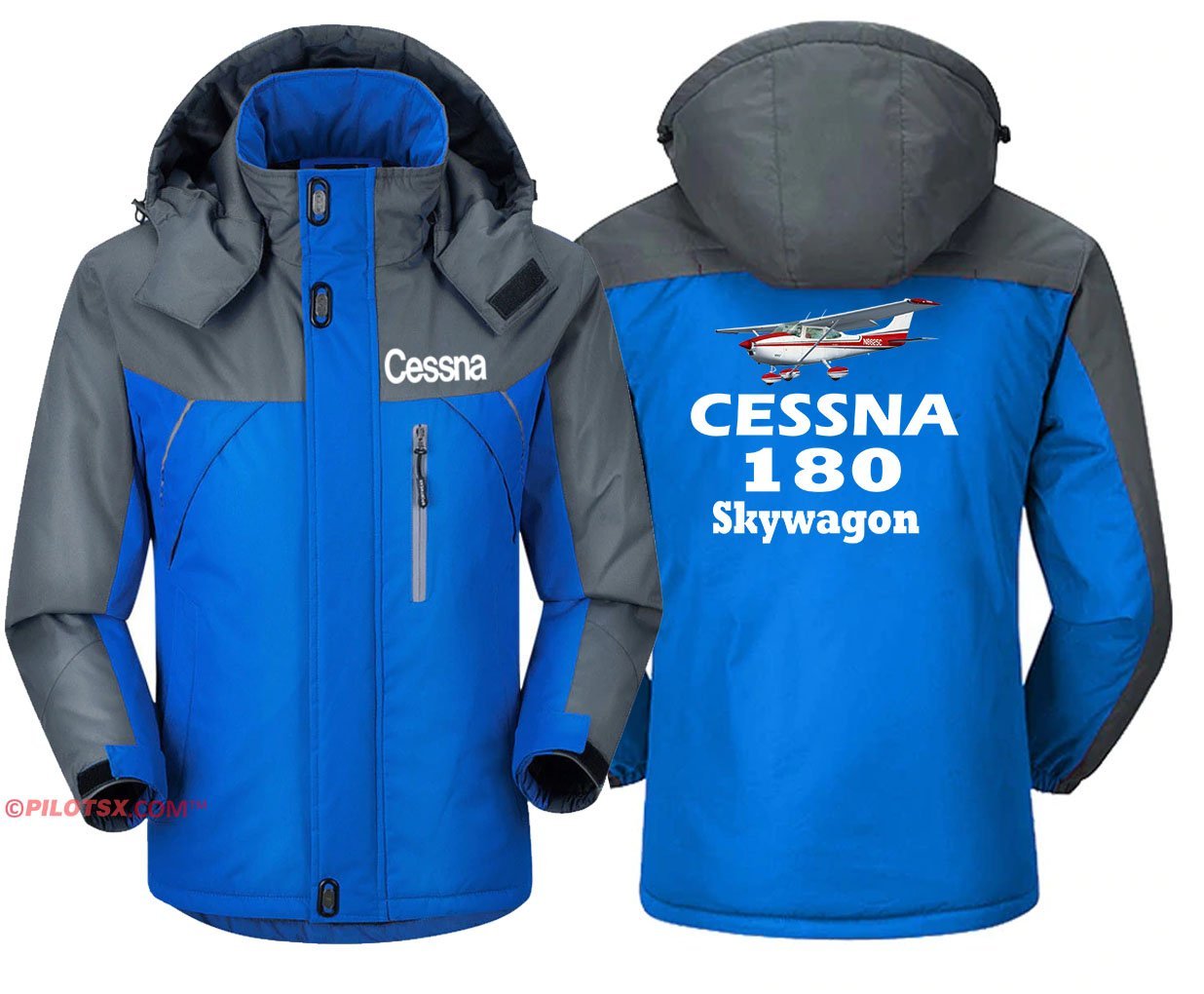 CESSNA 180 SKYWAGON WINDBREAKER JACKET THE AV8R