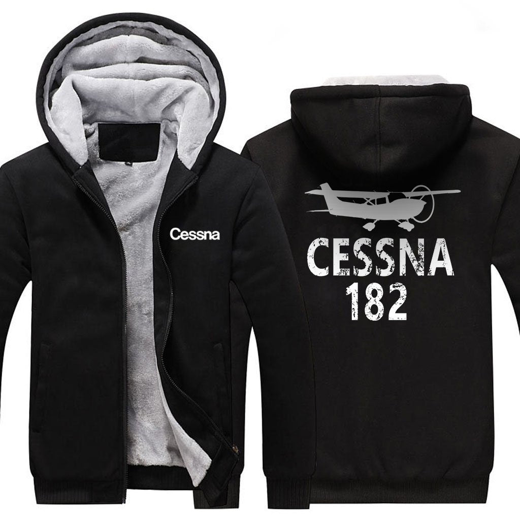 CESSNA 182 DESIGNED ZIPPER SWEATER THE AV8R