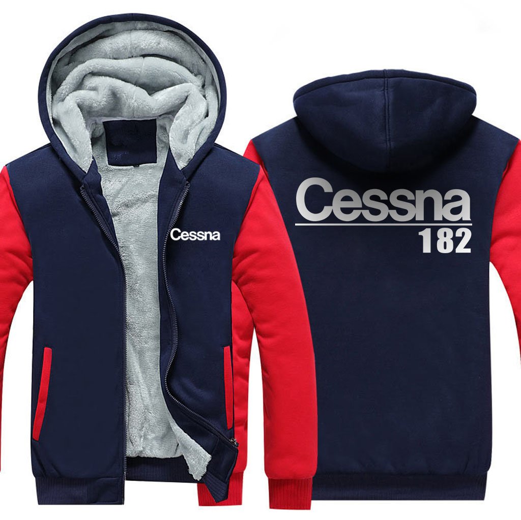 CESSNA 182 DESIGNED ZIPPER SWEATER THE AV8R