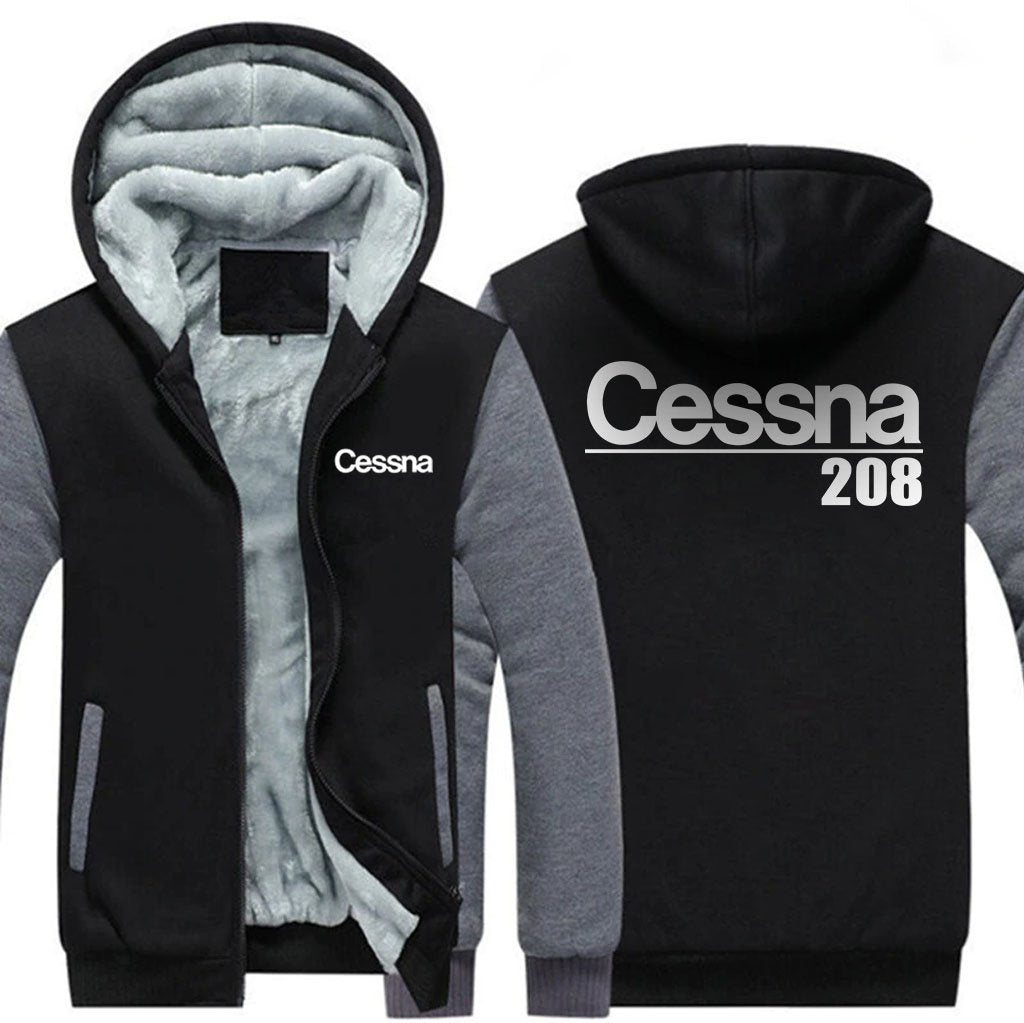 CESSNA 208 DESIGNED ZIPPER SWEATER THE AV8R