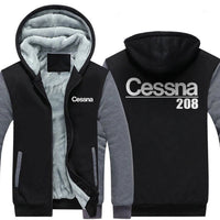 Thumbnail for CESSNA 208 DESIGNED ZIPPER SWEATER THE AV8R