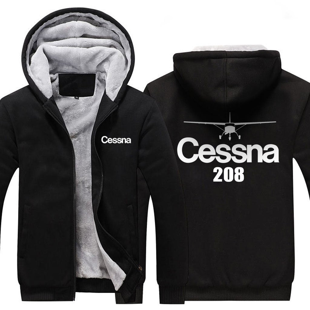 CESSNA 208 DESIGNED ZIPPER SWEATER THE AV8R