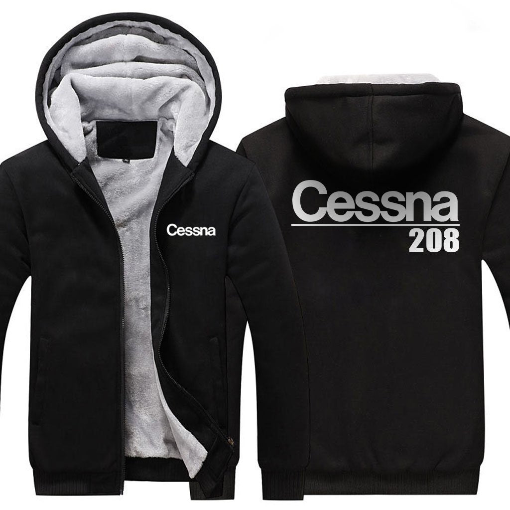 CESSNA 208 DESIGNED ZIPPER SWEATER THE AV8R