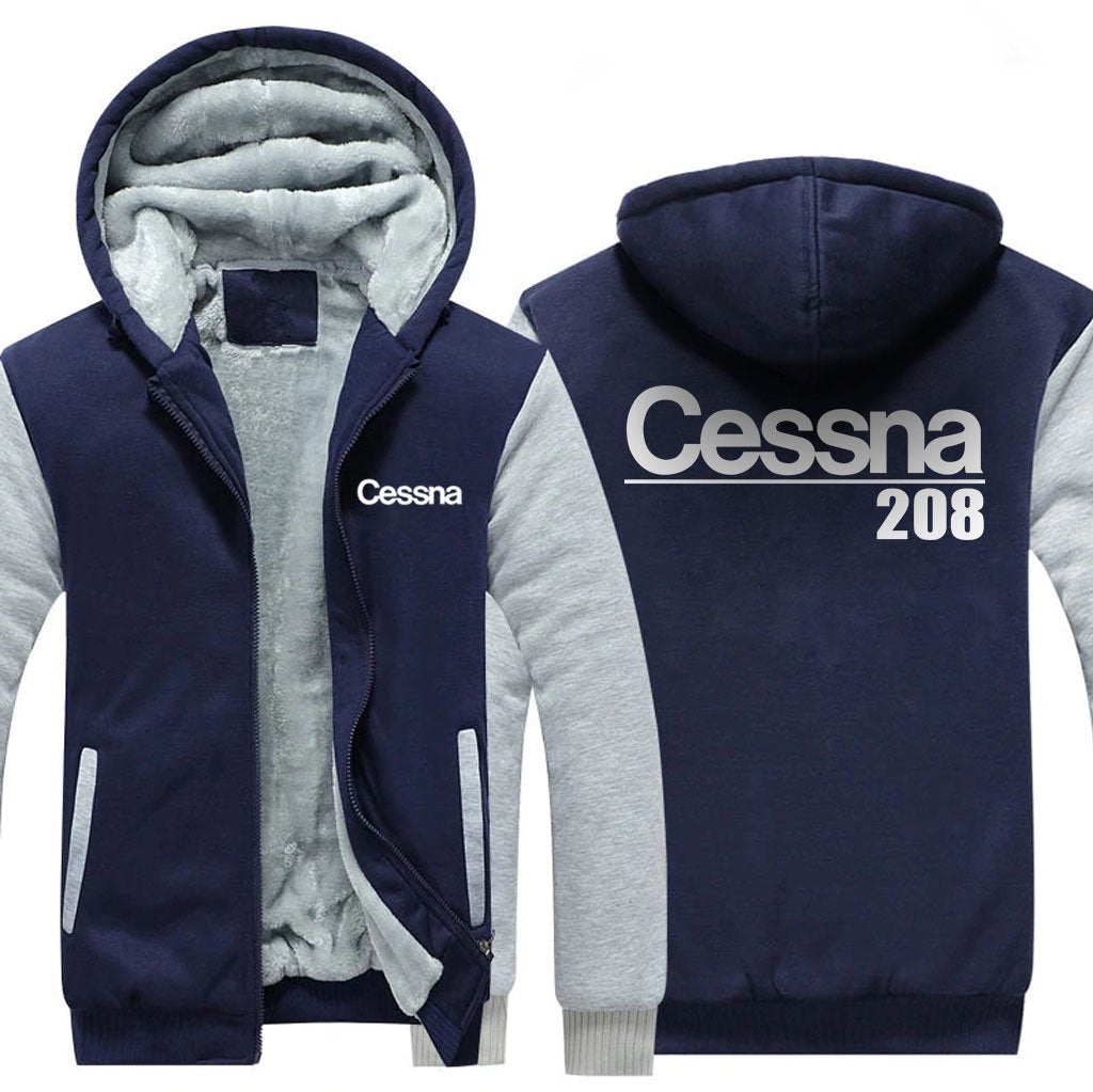 CESSNA 208 DESIGNED ZIPPER SWEATER THE AV8R