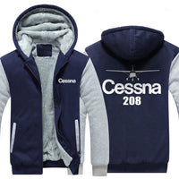 Thumbnail for CESSNA 208 DESIGNED ZIPPER SWEATER THE AV8R