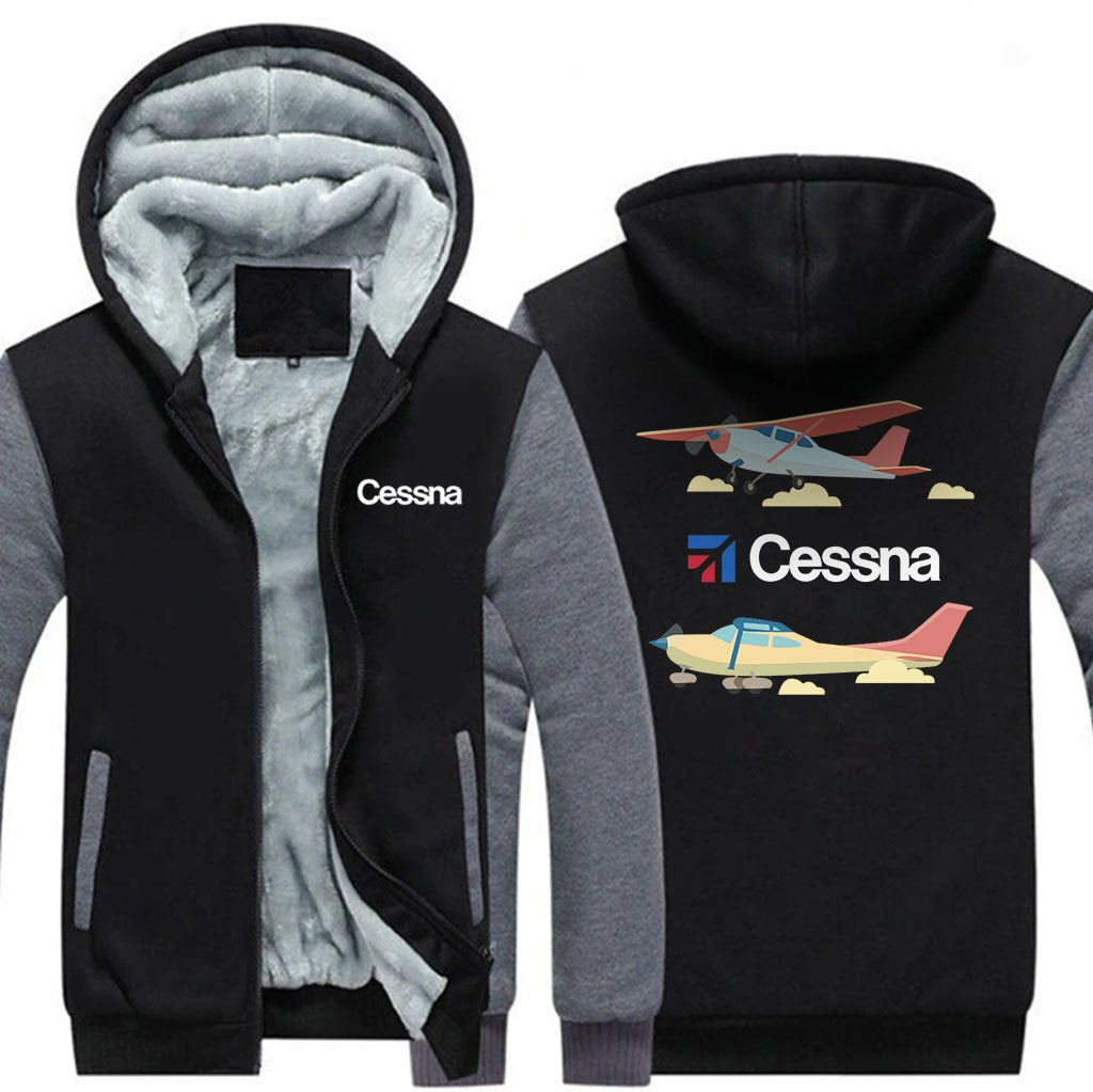 CESSNA DESIGNED ZIPPER SWEATER THE AV8R