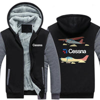 Thumbnail for CESSNA DESIGNED ZIPPER SWEATER THE AV8R