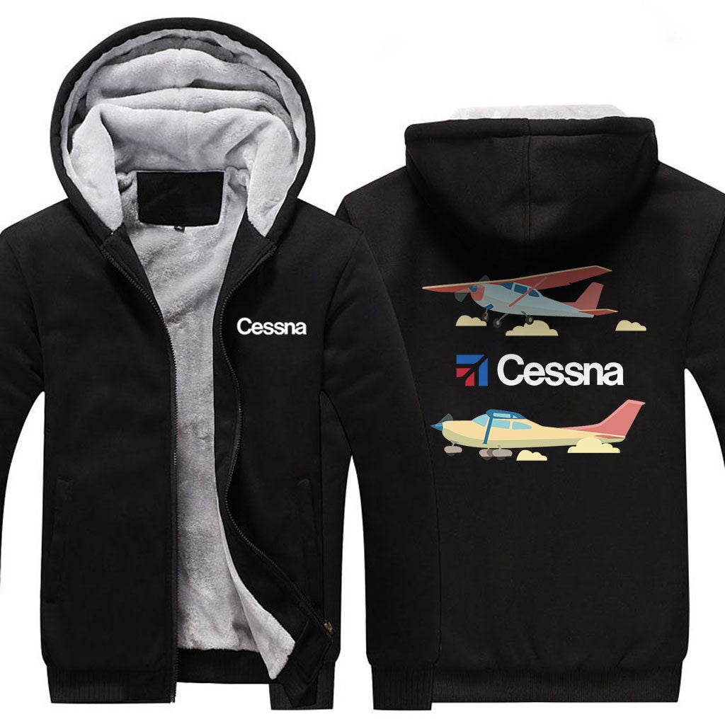 CESSNA DESIGNED ZIPPER SWEATER THE AV8R