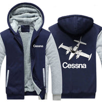 Thumbnail for CESSNA DESIGNED ZIPPER SWEATER THE AV8R