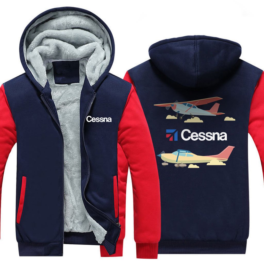 CESSNA DESIGNED ZIPPER SWEATER THE AV8R