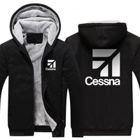 Thumbnail for CESSNA LOGO DESIGNED ZIPPER SWEATER THE AV8R