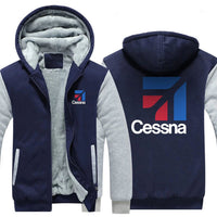 Thumbnail for CESSNA LOGO DESIGNED ZIPPER SWEATER THE AV8R