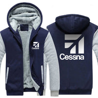 Thumbnail for CESSNA LOGO DESIGNED ZIPPER SWEATER THE AV8R