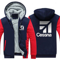 Thumbnail for CESSNA LOGO DESIGNED ZIPPER SWEATER THE AV8R