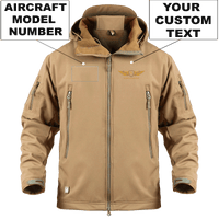 Thumbnail for CUSTOM AIRCRAFT MODEL NUMBER AND WING MILITARY FLEECE THE AV8R