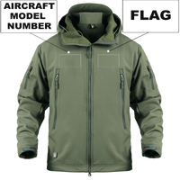 Thumbnail for CUSTOM AIRCRAFT MODEL NUMBER & FLAG MILITARY FLEECE THE AV8R