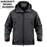 Thumbnail for CUSTOM AIRCRAFT MODEL NUMBER - WARM TACTICAL MILITARY FLEECE THE AV8R