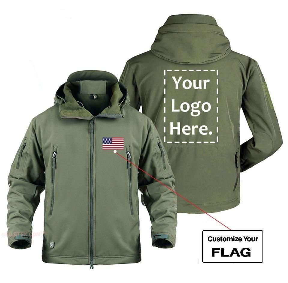 CUSTOM FLAG & LOGO DESIGNED MILITARY FLEECE THE AV8R