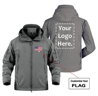 Thumbnail for CUSTOM FLAG & LOGO DESIGNED MILITARY FLEECE THE AV8R