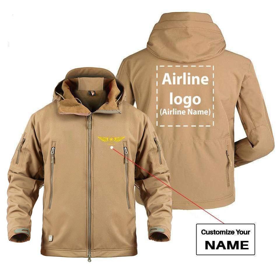 CUSTOM NAME & AIRLINE LOGO DESIGNED MILITARY FLEECE THE AV8R