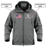 Thumbnail for CUSTOM NAME & FLAG AIRBUS LOGO - WARM TACTICAL MILITARY FLEECE THE AV8R