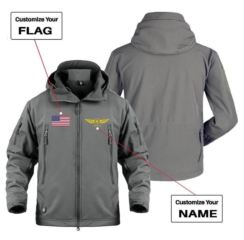 CUSTOM NAME & FLAG DESIGNED MILITARY FLEECE THE AV8R