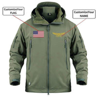 Thumbnail for CUSTOM NAME & FLAG - WARM TACTICAL II MILITARY FLEECE THE AV8R