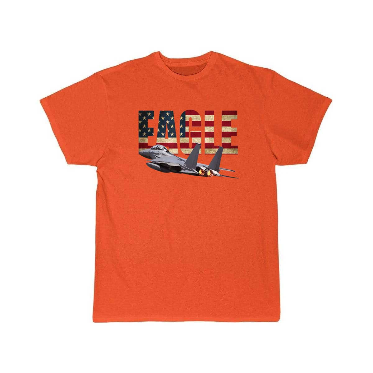 F 15 EAGLE FIGHTER PLANE JET US FLAG T Shirt THE AV8R