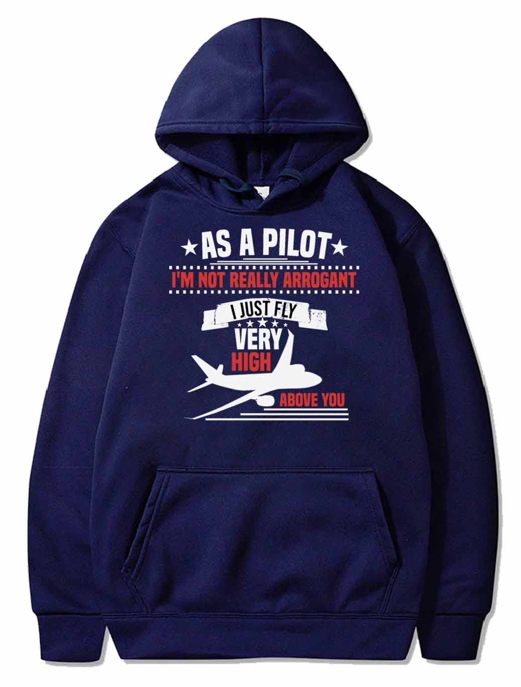 plane pilot flight high humor funny plane gift PULLOVER THE AV8R
