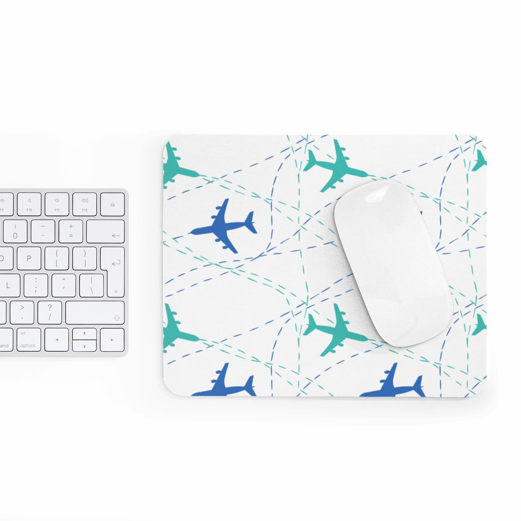 AIRCRAFT TRAVEL AROUND  -  MOUSE PAD Printify