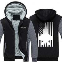 Thumbnail for F-35 DESIGNED ZIPPER SWEATER THE AV8R