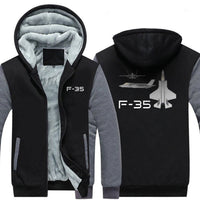 Thumbnail for F-35 DESIGNED ZIPPER SWEATER THE AV8R