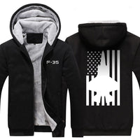 Thumbnail for F-35 DESIGNED ZIPPER SWEATER THE AV8R