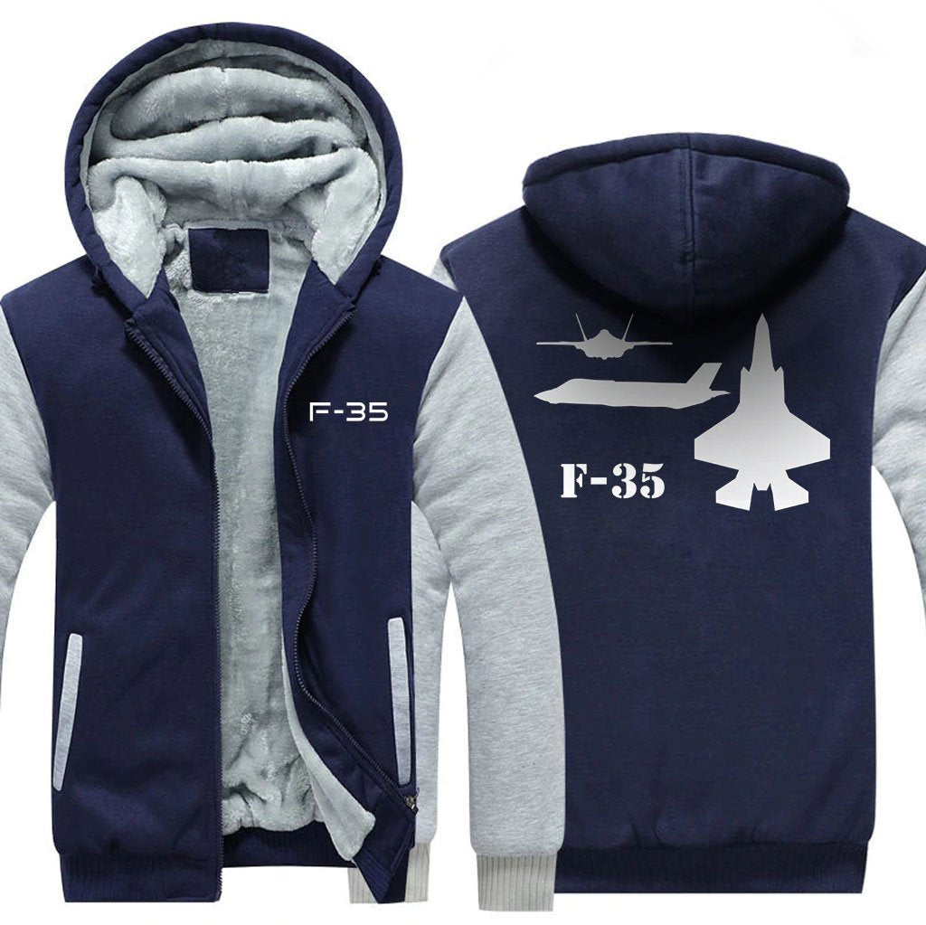 F-35 DESIGNED ZIPPER SWEATER THE AV8R