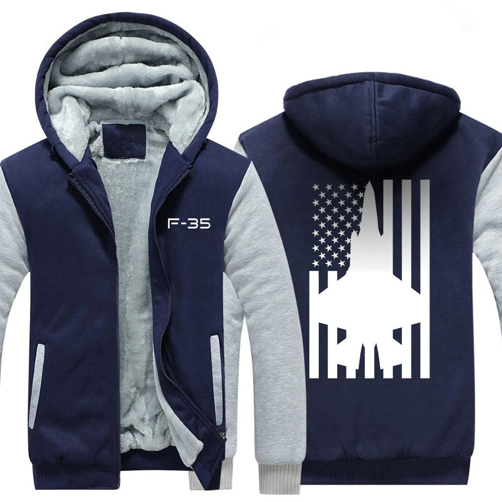 F-35 DESIGNED ZIPPER SWEATER THE AV8R