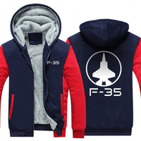 Thumbnail for F-35 DESIGNED ZIPPER SWEATER THE AV8R