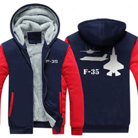 Thumbnail for F-35 DESIGNED ZIPPER SWEATER THE AV8R