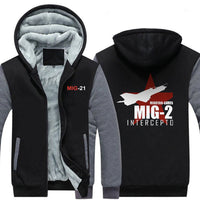 Thumbnail for M I G  21  DESIGNED ZIPPER SWEATER THE AV8R