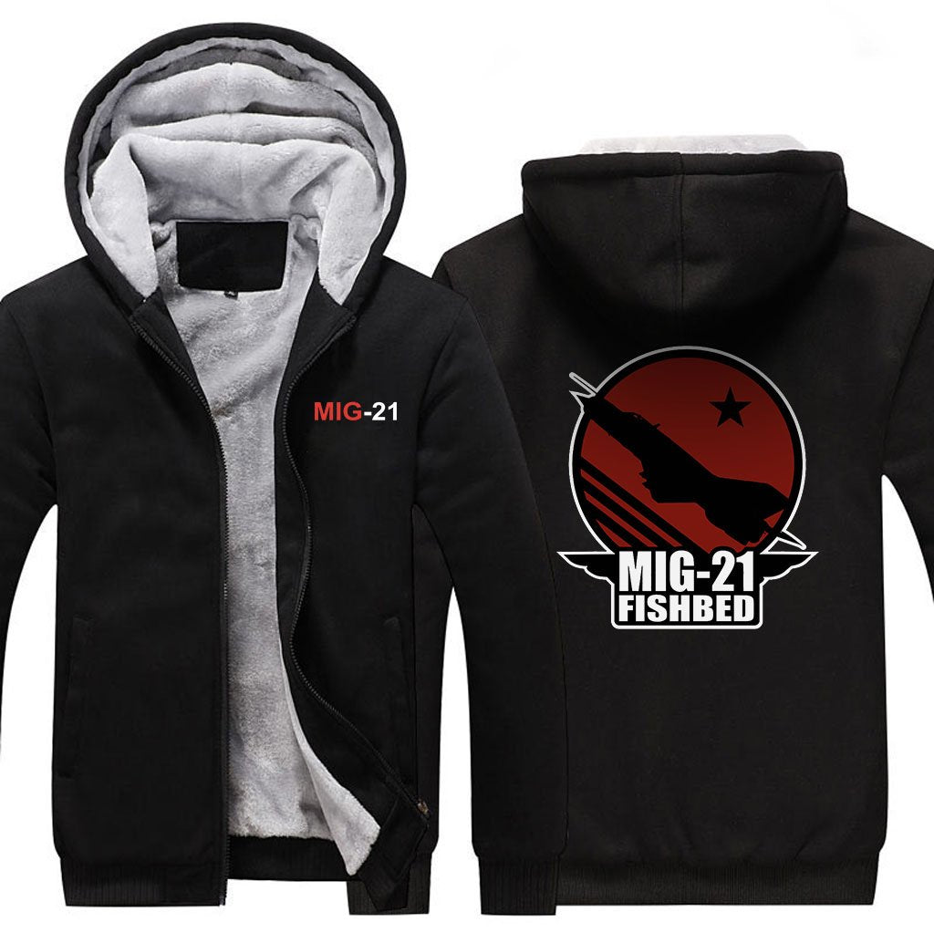 M I G  21  DESIGNED ZIPPER SWEATER THE AV8R