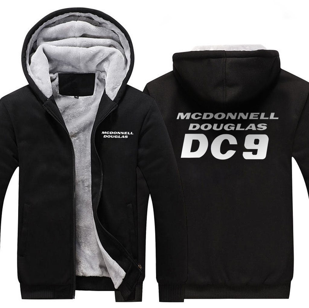 MCDONNELL DOUGLAS DC 9 DESIGNED ZIPPER SWEATER THE AV8R