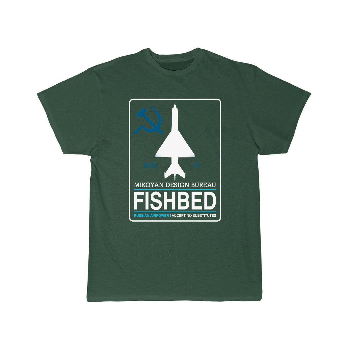 MIG 21 DESIGNED T SHIRT THE AV8R