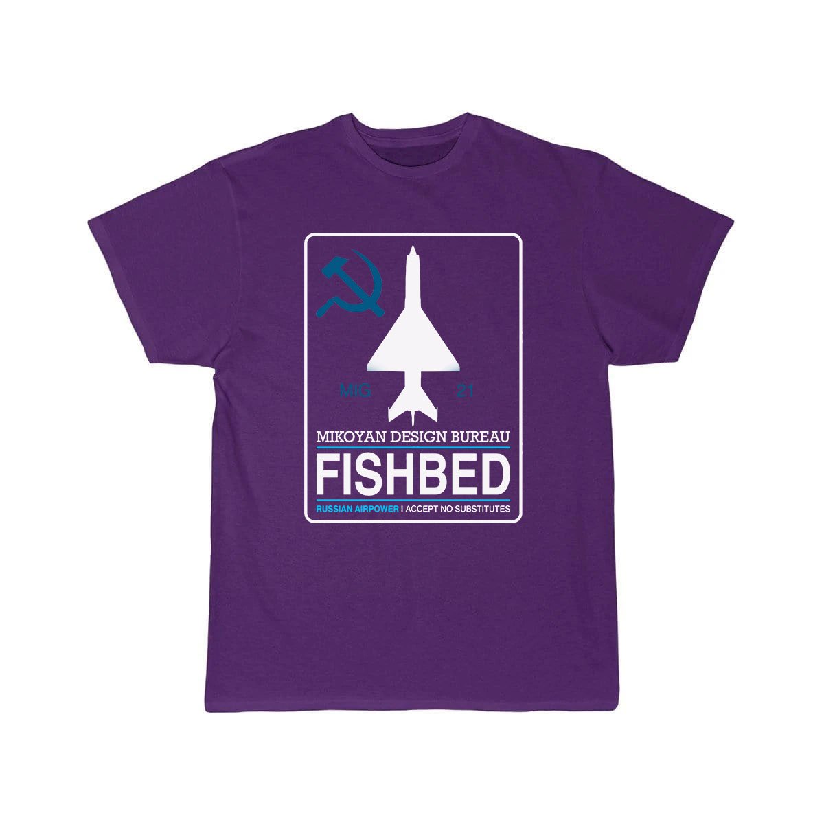 MIG 21 DESIGNED T SHIRT THE AV8R