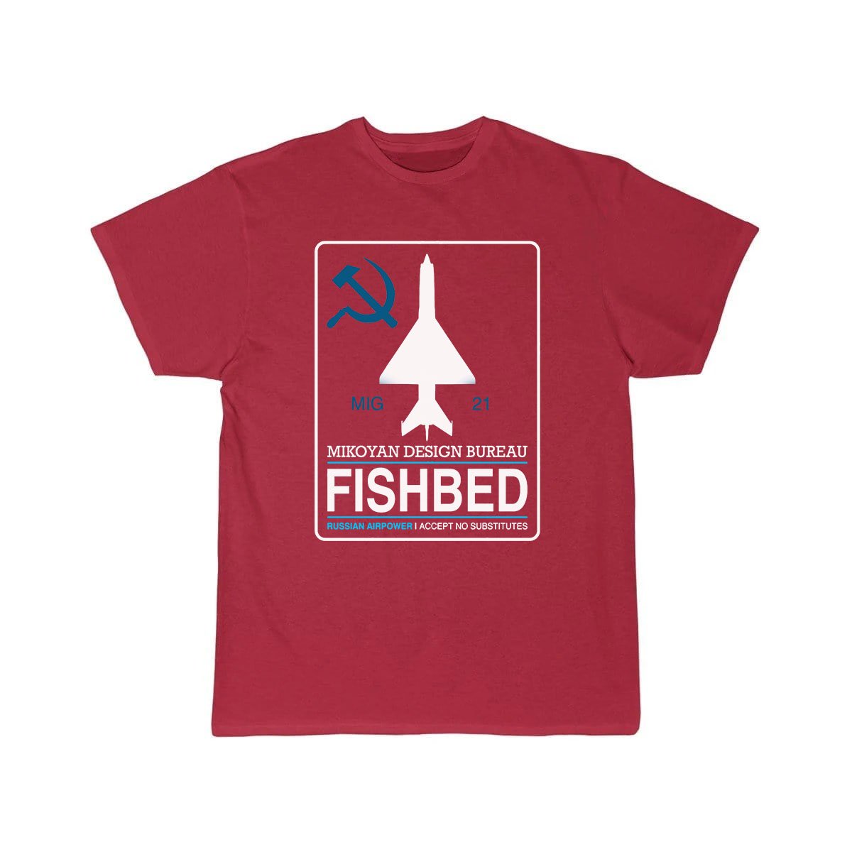 MIG 21 DESIGNED T SHIRT THE AV8R
